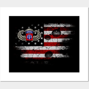 82nd Army Airborne Division Shirt Men Women Posters and Art